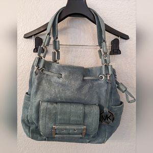 Michael Kors Bag Purse Blue Green